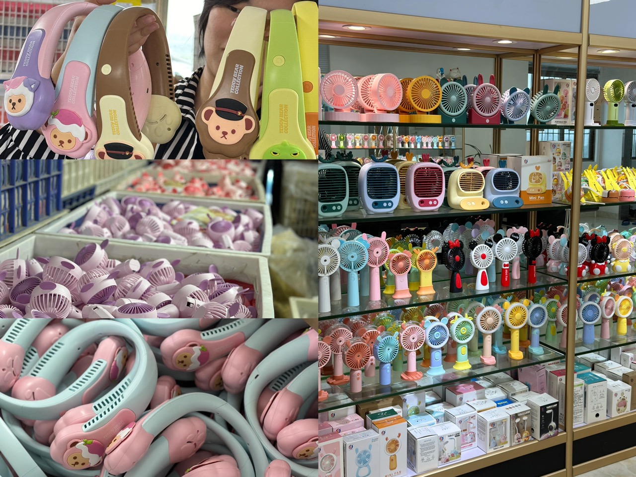 Portable handheld fans, rechargeable fans, and USB fans